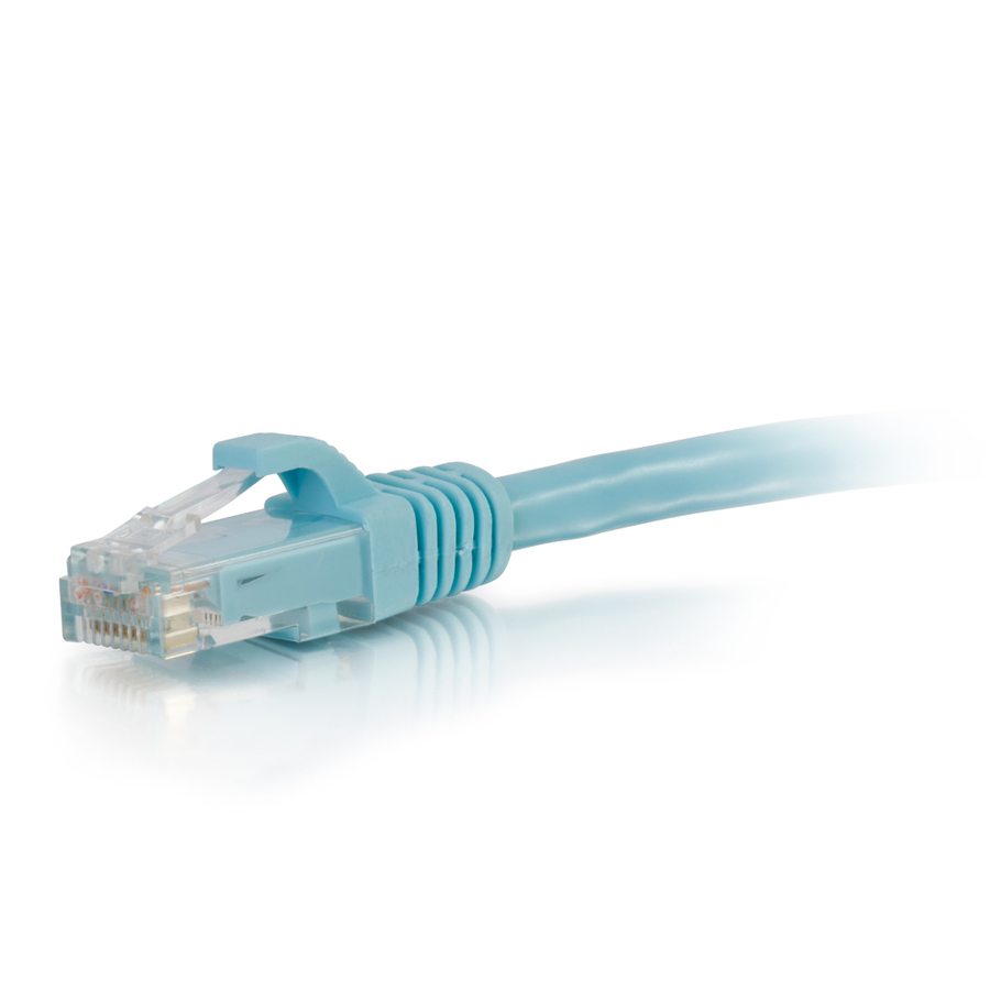 C2G 5ft Cat6a Snagless Unshielded (UTP) Network Patch Ethernet Cable-Aqua