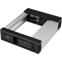 StarTech.com 5.25 to 3.5 Hard Drive Hot Swap Bay - Trayless - Aluminum - For 3.5" SATA/SAS Drives - Front Mount - SAS/ SATA Backplane - Hot-swap drives with ease, using this trayless mobile backplane for desktop PCs or servers - 5.25 to 3.5 Hard Drive Hot Swap Bay - Trayless - For 3.5" SATA/SAS Drives - Front Mount - Metal - Vented - Hard Drive Bay - SAS Backplane - SATA Backplane
