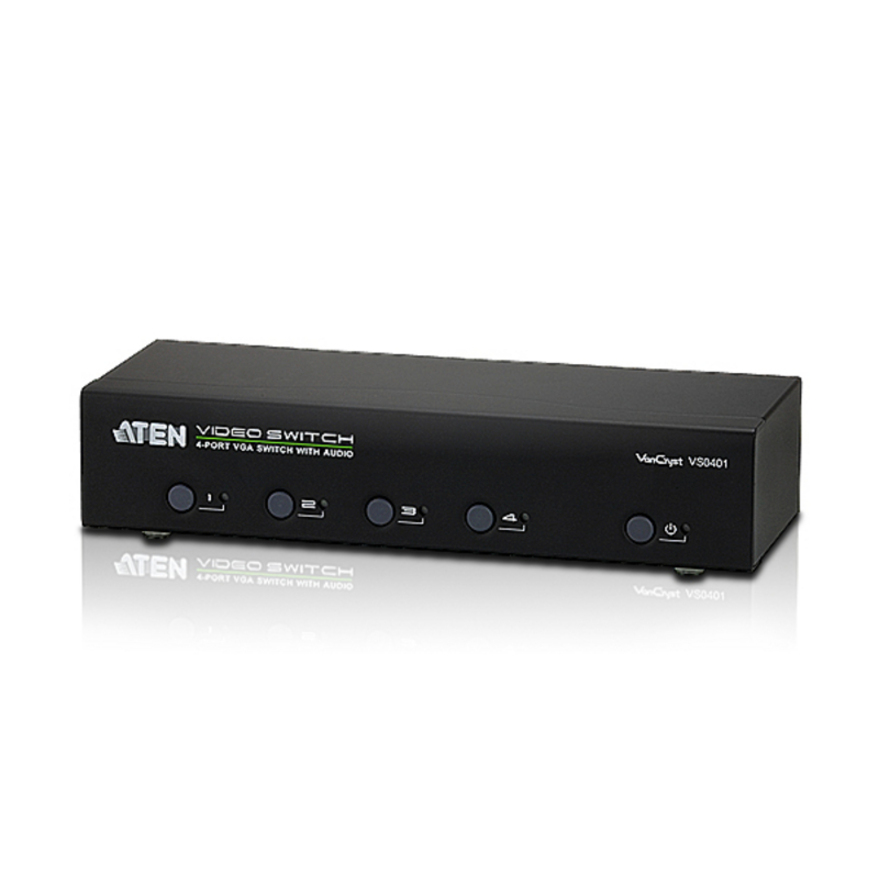 ATEN 4-Port VGA Switch with Audio