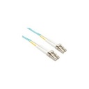 Unirise Fiber Optic Duplex Patch Network Cable - 3.28 ft Fiber Optic Network Cable for Network Device - First End: 2 x LC Network - Male - Second End: 2 x LC Network - Male - Patch Cable - Aqua