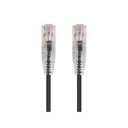 Monoprice SlimRun Cat6 28AWG UTP Ethernet Network Cable, 3ft Black