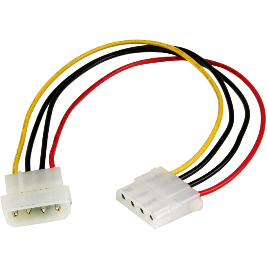 StarTech 12in LP4 Power Extension Cable - M/F