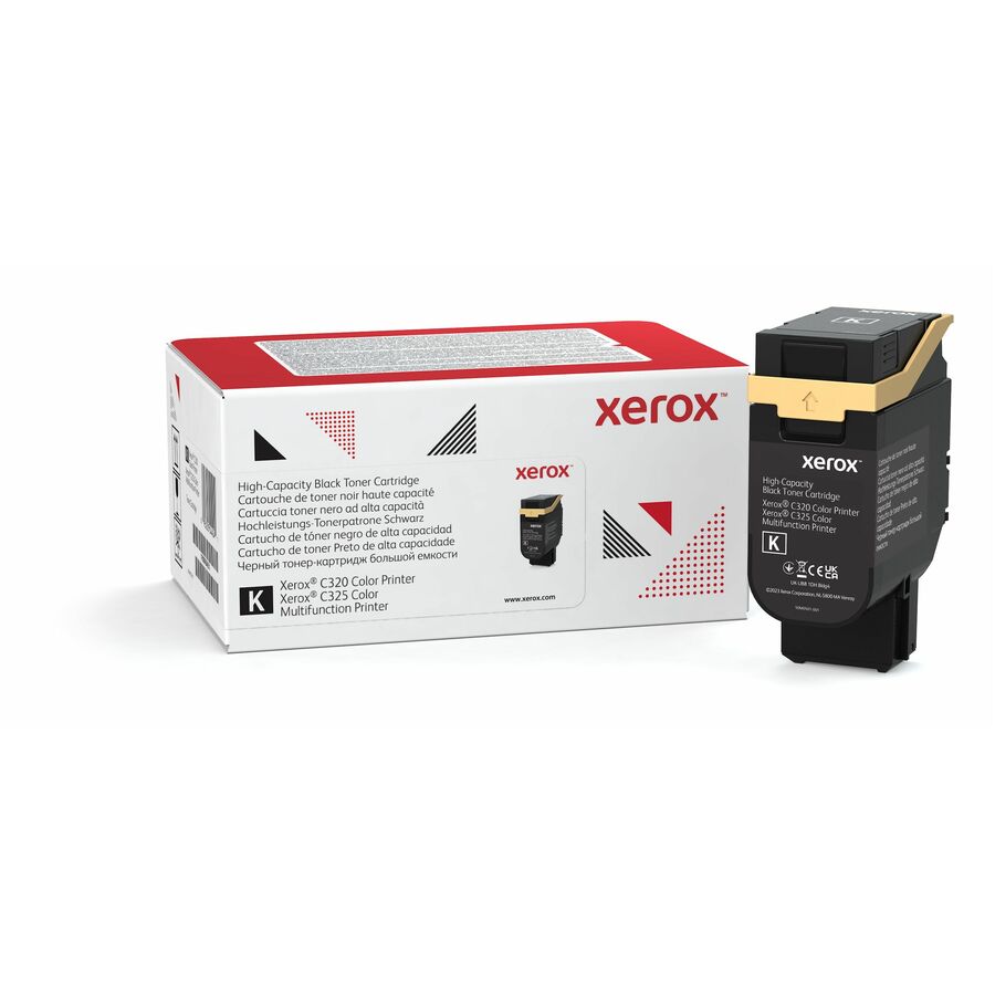 Xerox Genuine Xerox® C320 Color Printer, C325 Color Multifunction Printer Black High capacity Toner Cartridge (8000 Pages) - 006R04831