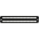 Black Box Multimedia Patch Panel - 2U, 48-Port
