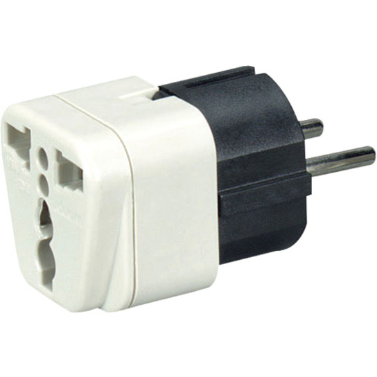 Black Box Power Plug Adapter - US to Europe, Middle East, Africa, Asia, and South America