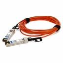 AddOn MSA and TAA Compliant 10GBase-AOC SFP+ to SFP+ OFNP (Plenum-rated) Orange Active Optical Cable (850nm, MMF, 4m)