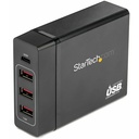 StarTech.com USB-C Charging Station, 72W, 1x USB-C + 3x USB-A, Portable Charger with PD, Laptop Replacement Charger, USB-C Power Adapter - 72W USB charging station w/ 1x USB-C PD 3.0 (60W) and 3x USB-A BC 1.2 (12W) fast charge ports - USB-IF/ETL/FCC/ICES Safety Certified - Laptop Replacement Charger - 60W 1xUSB-C - 12W 3xUSB-A - Macbook Air/Pro 13 XPS 13 Surface Pro 7 iPhone 13 Pro