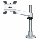 StarTech.com Desk Mount Monitor Arm, VESA/Apple iMac/Thunderbolt/Ultrawide Display up to 49" (30.9lb/14kg), Height Adjustable/Articulating - VESA 75x75/100x100mm desk mount monitor arm for single 30in (16:9) or 49in (32:9) screen up to 14kg - Works w/ iMac/Apple Thunderbolt Display - Articulating monitor mount tilt/swivel/rotate; Height adjustable pole - Clamp/grommet - Easy assembly