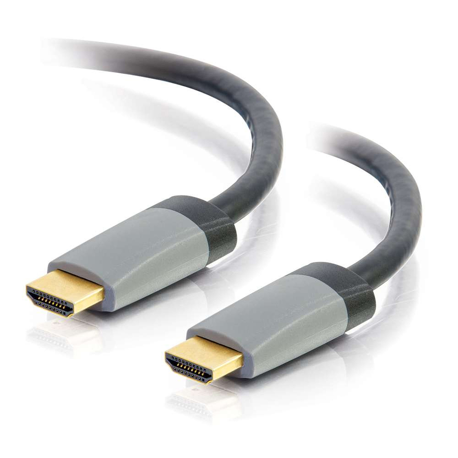 C2G 5ft 4K HDMI Cable with Ethernet - High Speed - In-Wall CL-2 Rated - M/M