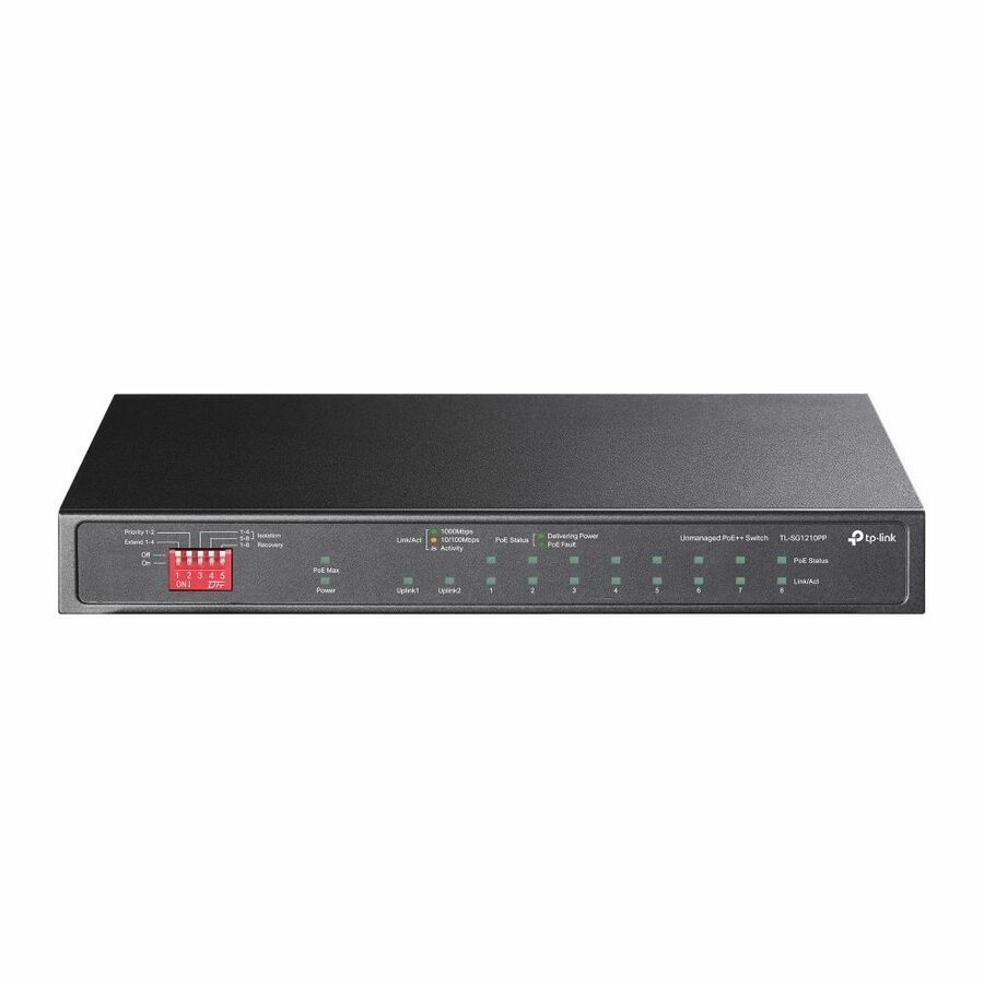 TP-Link 10-Port Gigabit Desktop Switch with 6-Port PoE+ and 2-Port PoE++