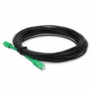 AddOn 2m ASC to ASC Black OS2 Simplex OFNR (Riser-Rated) SMF Fiber Outdoor Patch Cable