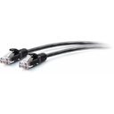 C2G 1ft (0.3m) Cat6a Snagless Unshielded (UTP) Slim Ethernet Patch Cable - Black - RJ45 - M/M