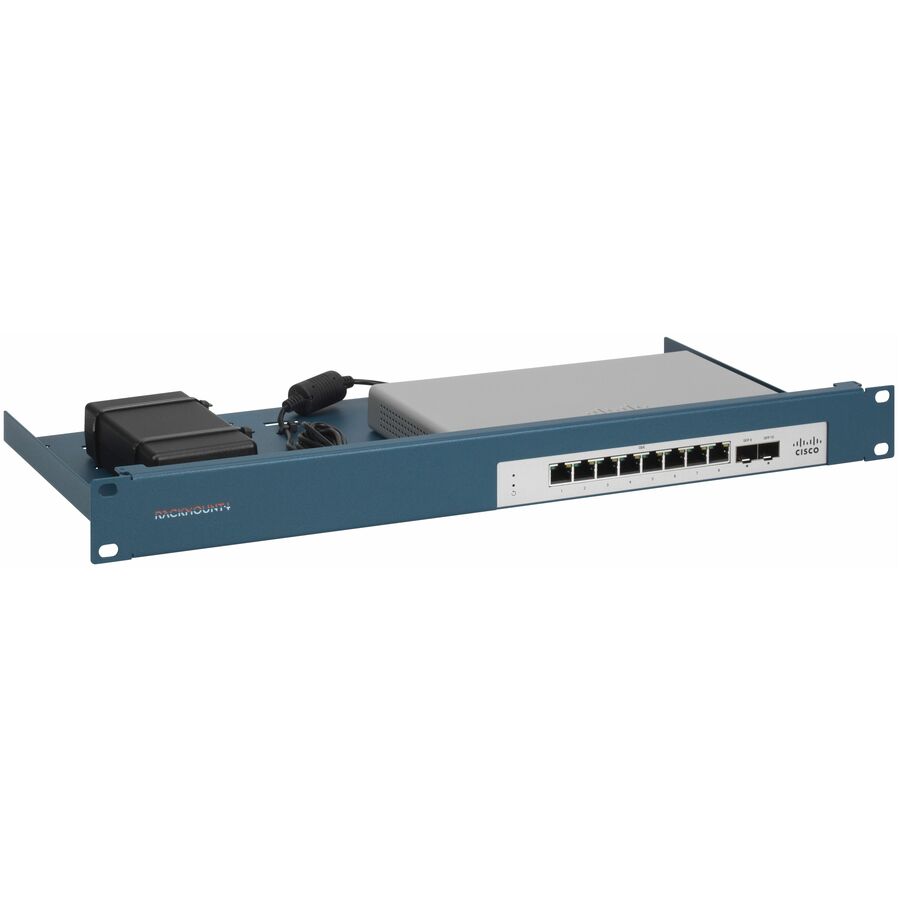 RACKMOUNT.IT Cisrack Rackmount Kit - For Switch - 1.3U/2U Rack Height - Rack-mountable - Metallic Blue
