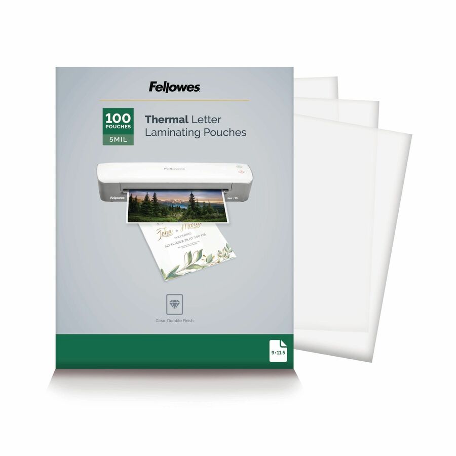 Fellowes Letter-Size Thermal Laminating Pouches