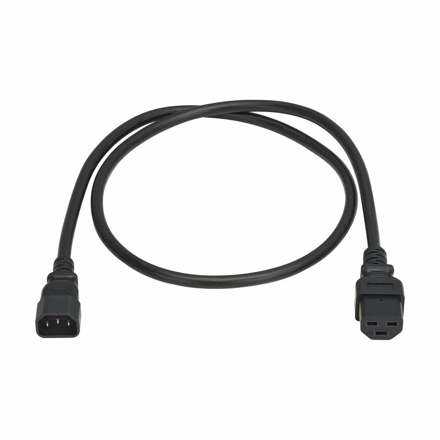 Eaton Tripp Lite Series Power Cord, C14 to C21 - Heavy-Duty, 15A, 250V, 14 AWG, 4 ft. (1.2 m), Black