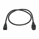 Eaton Tripp Lite Series Power Cord, C14 to C21 - Heavy-Duty, 15A, 250V, 14 AWG, 4 ft. (1.2 m), Black