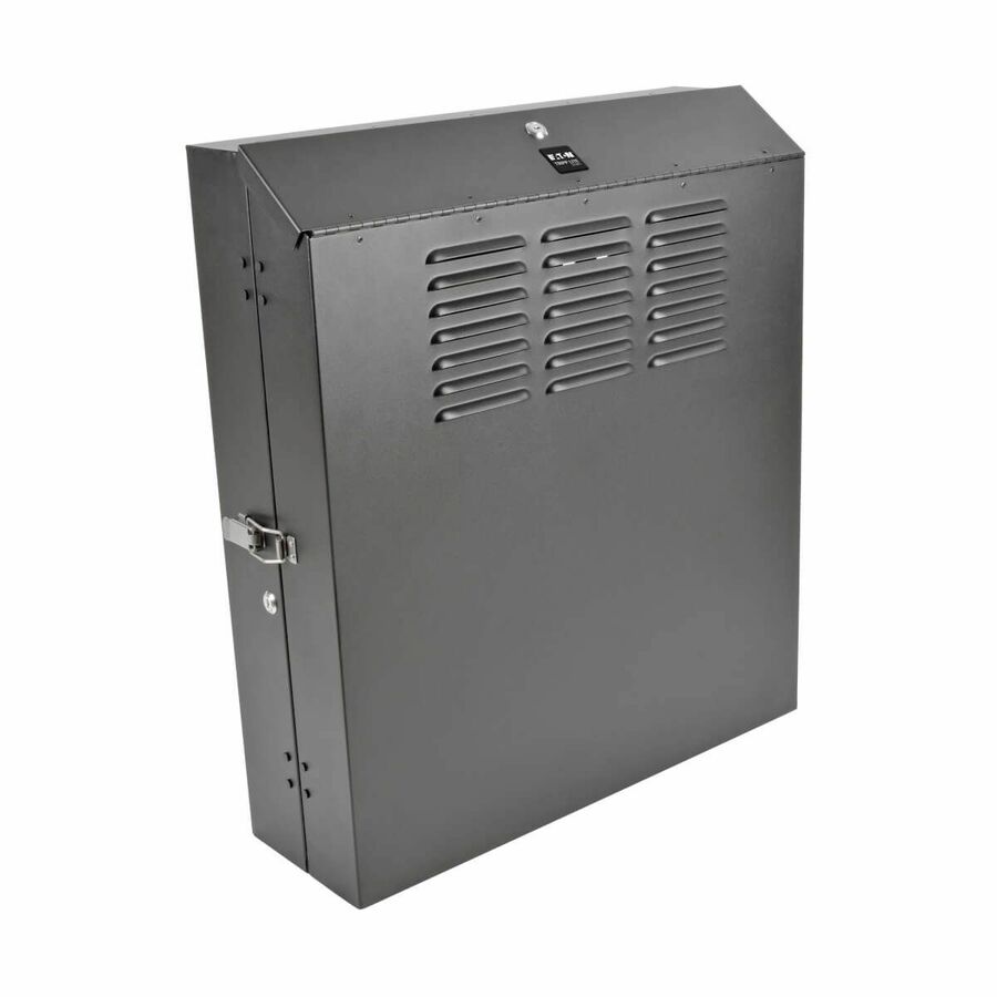 Tripp Lite by Eaton SmartRack 4U Low-Profile Vertical-Mount Switch-Depth Wall-Mount Rack Enclosure Cabinet