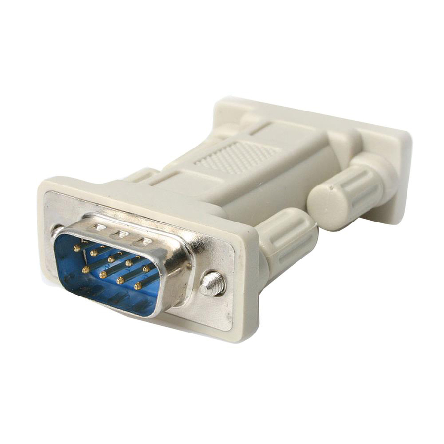 StarTech DB9 RS232 Serial Null Modem Adapter - M/M