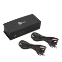 SIIG 2x1 Dual View USB HDMI KVM Switch - 4K 30Hz - Dual Display or Extended Display - Dual Display or Extended Display - 2 HDMI input and 2 HDMI output Dual View USB HDMI KVM Switch - HDMI 4K30Hz Single Monitor - USB 2.0 Hub/HID - MIC - Hotkey Switching - 2 Port HDMI KVM Switch - USB-A Hotkey/Push Button - 3840x2160 30Hz USB 2.0 Port - 2ch / 7.1ch Audio - KVM Cable included - Extended Display - Metal housing - OS Independent - 2 years warranty