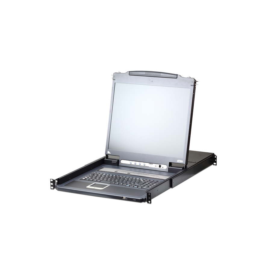 ATEN CL5708I LCD KVM Over IP Switch With Standard Rack Mount Kit-TAA Compliant