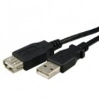 Unirise USB Extension Data Transfer Cable - 3 ft USB Data Transfer Cable - First End: USB 2.0 - Male - Second End: USB 2.0 - Female - Extension Cable