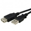 Unirise USB Extension Data Transfer Cable - 3 ft USB Data Transfer Cable - First End: USB 2.0 - Male - Second End: USB 2.0 - Female - Extension Cable