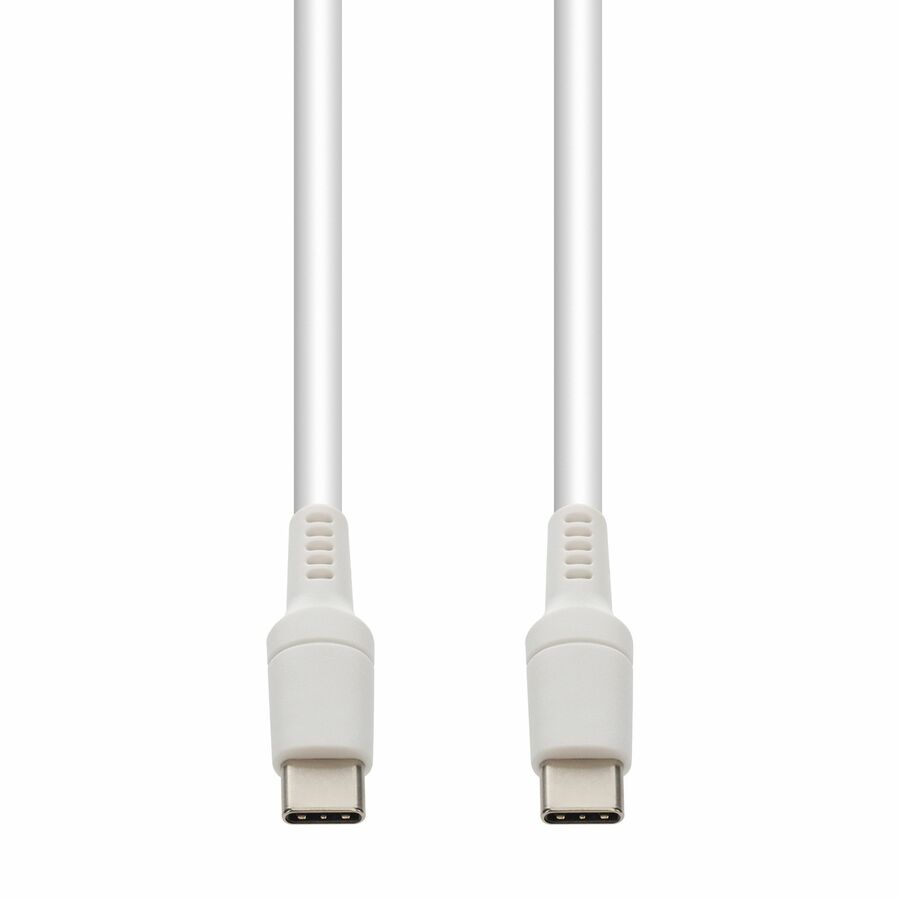 AddOn 2m USB C 3.1 (Male) to USB C 3.1 (Male) White Adapter Cable, 10Gbps, 4K 60Hz
