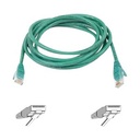 Belkin 3' Cat6 Snagless Patch Cable Green - 3 ft Category 6 Network Cable for Network Device, VoIP Device - First End: 1 x RJ-45 Network - Male - Second End: 1 x RJ-45 Network - Male - Patch Cable - Gold Plated Connector - Gold Plated Contact - 24 AWG - Green - 1