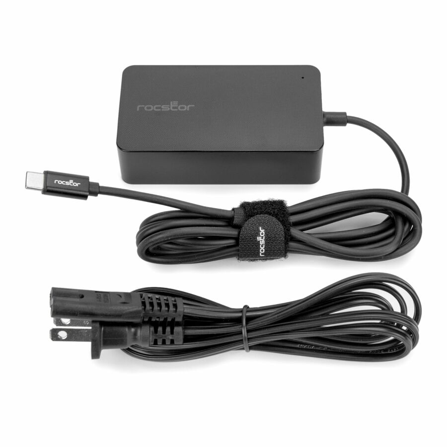 Rocstor 65W Smart USB-C Laptop Power Adapter Charger