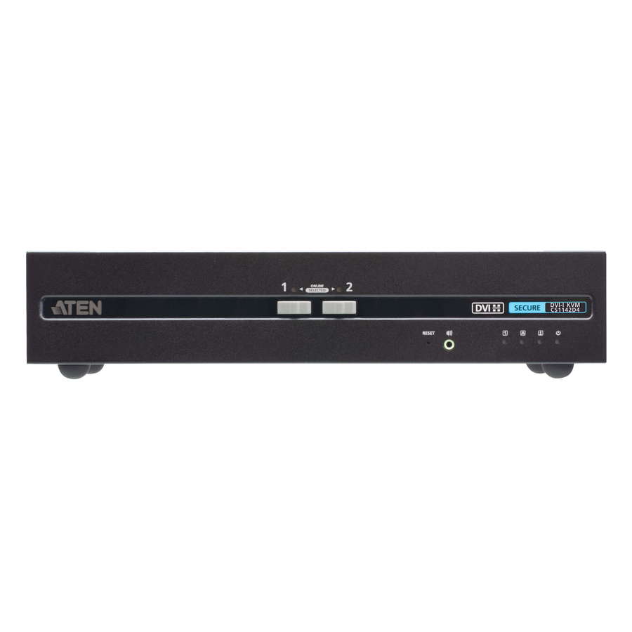 ATEN 2-Port USB DVI Dual Display Secure KVM Switch (PSD PP v4.0 Compliant)