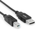 Rocstor Premium High Speed USB 2.0 - 6 ft USB cable - 4 pin USB Type A (M) - 4 pin USB Type B (M) - 1.8 m (USB / Hi-Speed USB ) - Type A Male - Type B Male - For printers, scanners or external USB hard drives - 6ft CABLE M/M