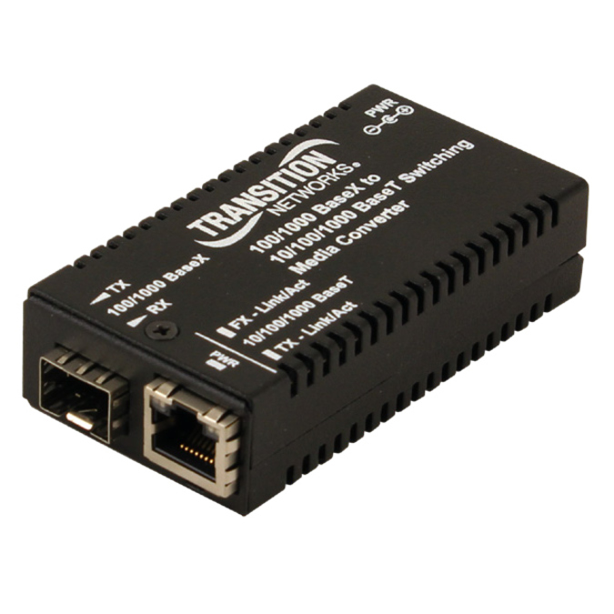 Transition Networks Mini Gigabit Ethernet Media Converter