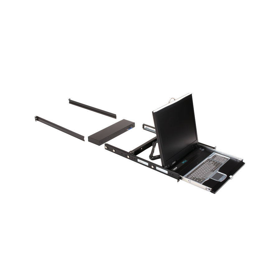 Black Box ServTray Complete, 19" , 16-Port KVM Switch Module, USB and PS/2