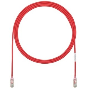 Panduit Cat.6 UTP Patch Network Cable - 5 ft Category 6 Network Cable for Network Device - First End: 1 x RJ-45 Network - Male - Second End: 1 x RJ-45 Network - Male - Patch Cable - Red - 1