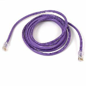 Belkin Cat5e Patch Cable - RJ-45 Male - RJ-45 Male - 15ft - Purple
