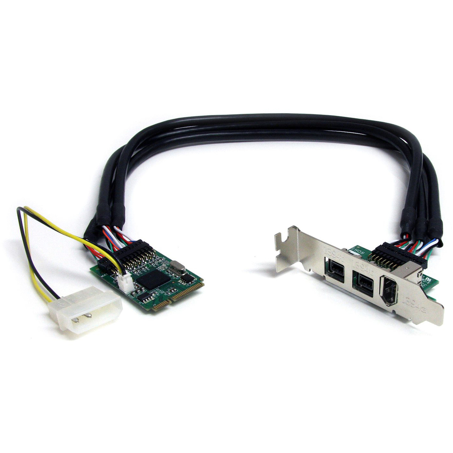 StarTech 3 Port 2b 1a 1394 Mini PCI Express FireWire Card Adapter, TAA