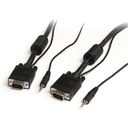 StarTech 25 ft Coax High Resolution Monitor VGA Cable with Audio HD15 M/M