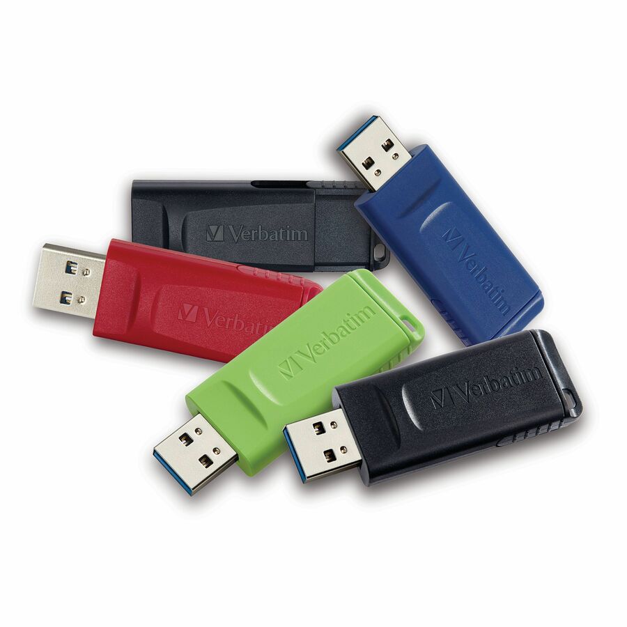 32GB Store 'n' Go® USB Flash Drive - 5pk - Assorted