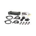ATEN 2-Port USB 3.0 4K DisplayPort MST KVMP Switch (Cables Included)-TAA Compliant