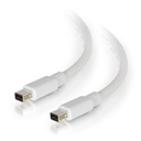 C2G 10ft Mini DisplayPort Cable M/M - White