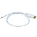 Monoprice 3ft 32AWG Mini DisplayPort to DisplayPort Cable - White