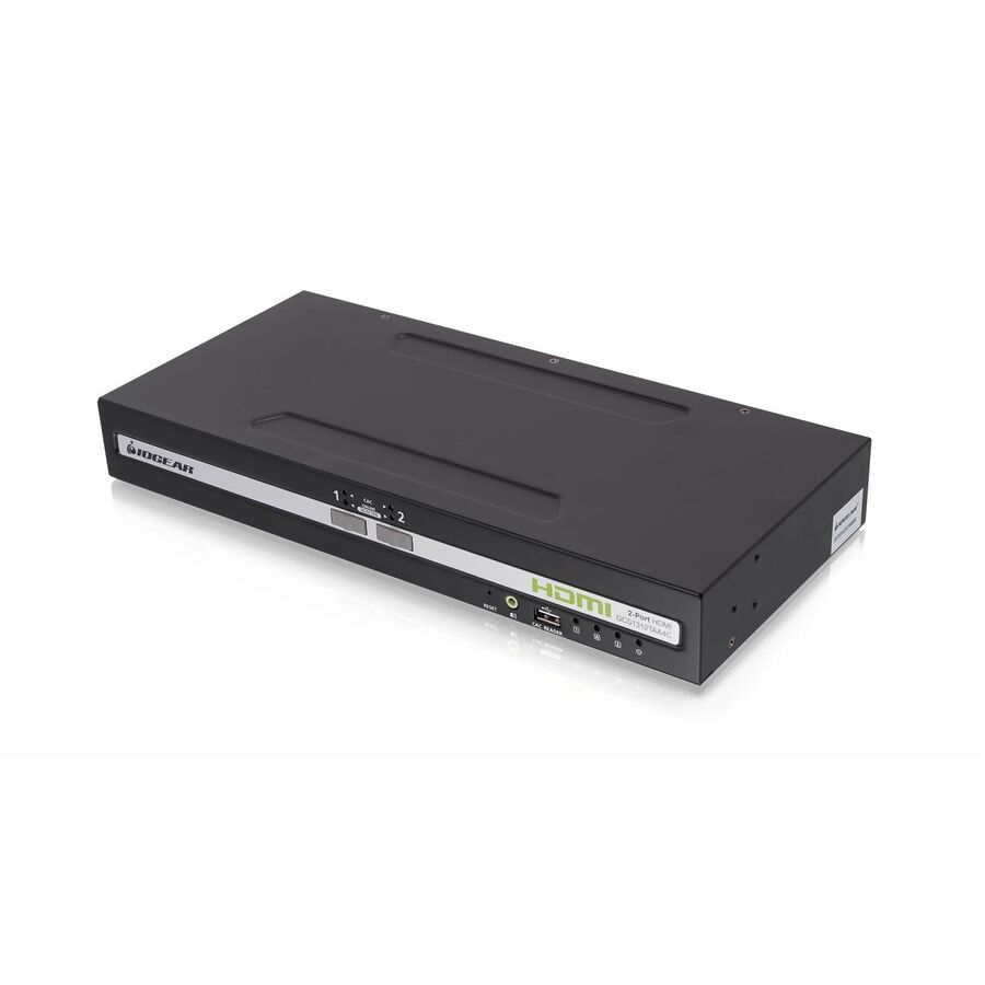 IOGEAR HDMI Single View Secure KVM - 2 Computer(s) - 1 Local User(s) - 3840 x 2160 - 7 x USB - 3 x HDMI - Desktop, Rack-mountable - TAA Compliant