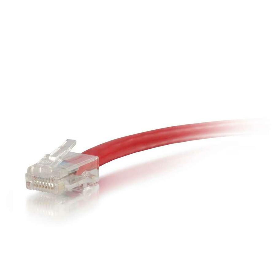 C2G-5ft Cat6 Non-Booted Unshielded (UTP) Network Patch Cable - Red