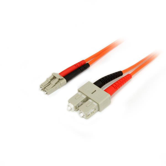 StarTech 5m Fiber Optic Cable - Multimode Duplex 62.5/125 LSZH Fiber Jumper Cord - LC/SC