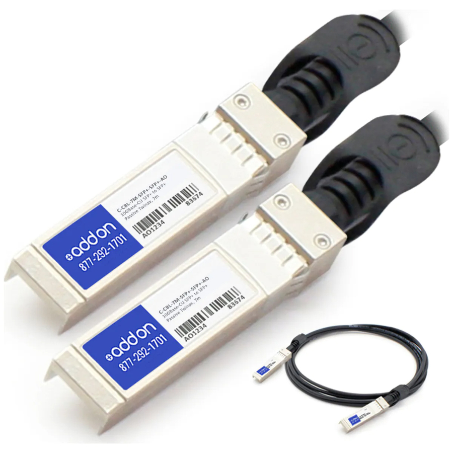 AddOn Nutanix® C-CBL-7M-SFP+-SFP+ Compatible TAA Compliant 10GBase-CU SFP+ Direct Attach Cable (Passive Twinax, 7m)