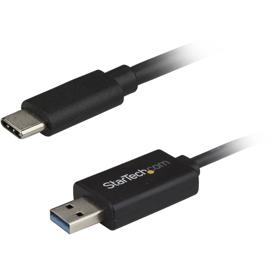StarTech.com USB C to USB 3.0 Data Transfer Cable - Mac / Windows - Windows Easy Transfer Cable - Mac Data Transfer - 2m (6ft) - Quickly transfer your Windows or Mac files to your USB-C enabled laptop or computer - USB C to USB Data Transfer Cable for Mac and Windows - USB 3.0 - USB C to USB A Cable for easy data migration - Windows Easy Transfer Cable - Mac Data Transfer