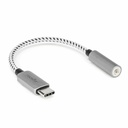 Rocstor Premium USB-C to Hi-Res 3.5mm Audio Adapter DAC 44.1/48/96KHz Sample Rate