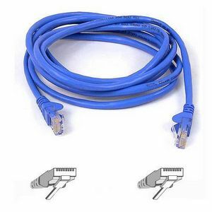 Belkin Cat5e Patch Cable - RJ-45 Male Network - RJ-45 Male Network - 1ft - Blue