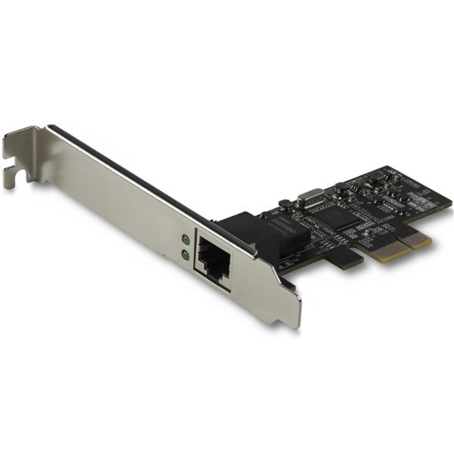 StarTech 1 Port 2.5Gbps 2.5GBASE-T PCIe Network Card x1 PCIe - Windows, MacOS & Linux - PCI Express LAN Card - RTL8125 (ST2GPEX)