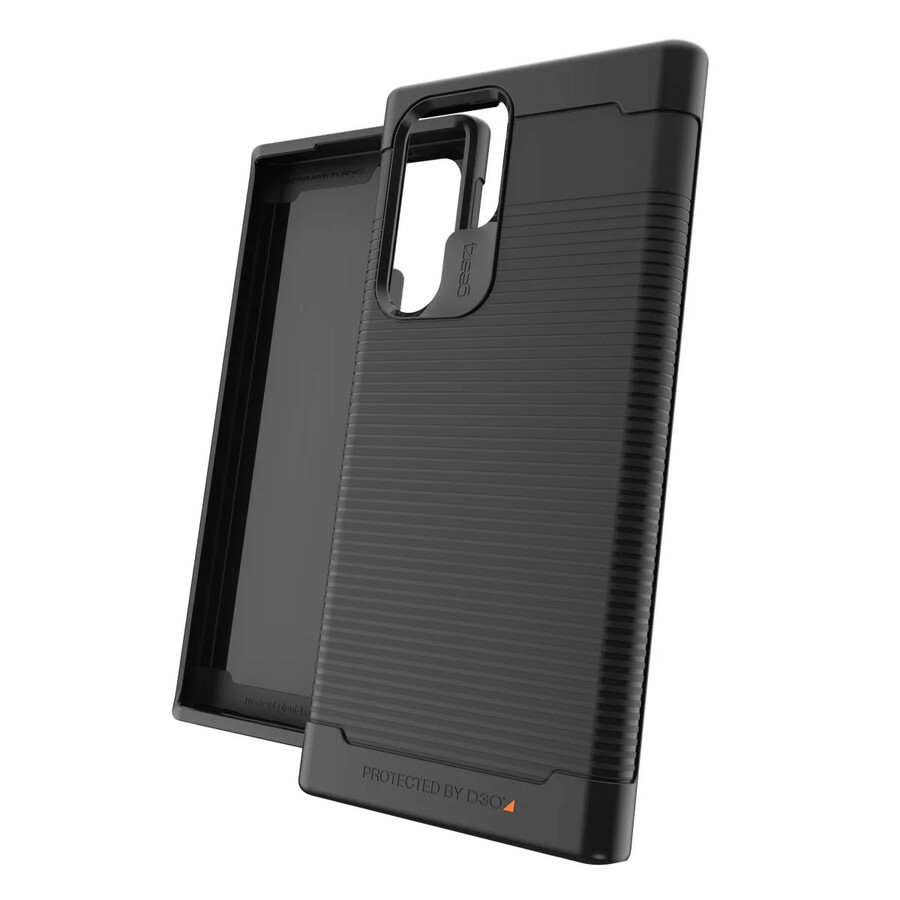 gear4 Havana - For Samsung Galaxy S22 Ultra Smartphone - Black - Bacterial Resistant, Drop Resistant, Odor Resistant - Plastic